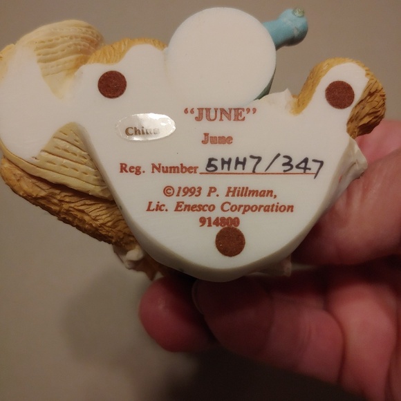 Vintage P. Hillman 1993 Enesco Cherished Bear - Picture 5 of 5